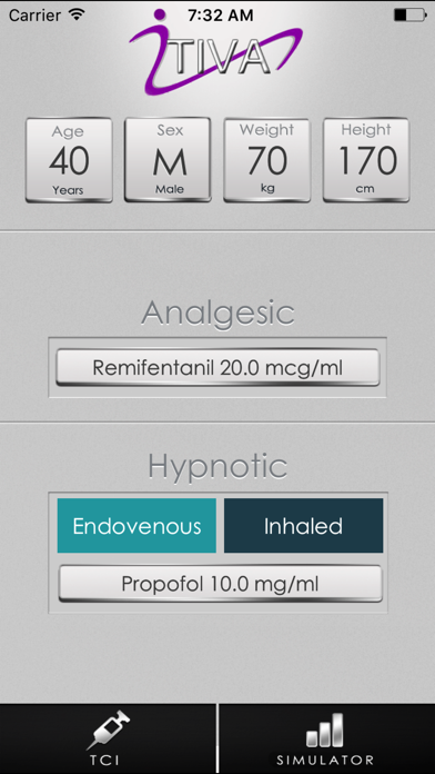 iTIVA Anesthesia screenshot1