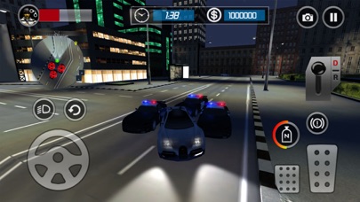 パトカーのエスケープ3D：ナイトモードレーシングチェイスゲームのおすすめ画像2