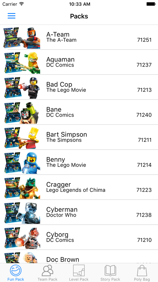 #1. My Collections: LEGO Dimensions Ed. (iOS) Podle: Tommy Uytterhaegen