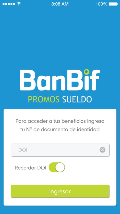 BanBif Promos Sueldo