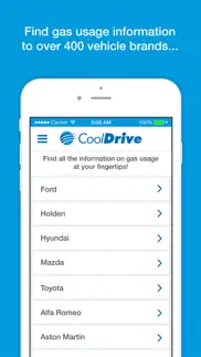 gas chart app - cooldrive iphone screenshot 1