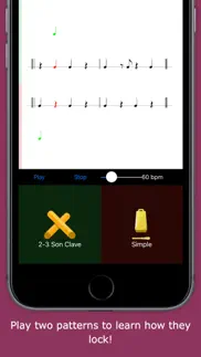 clave master - the ultimate salsa clave trainer! iphone screenshot 3