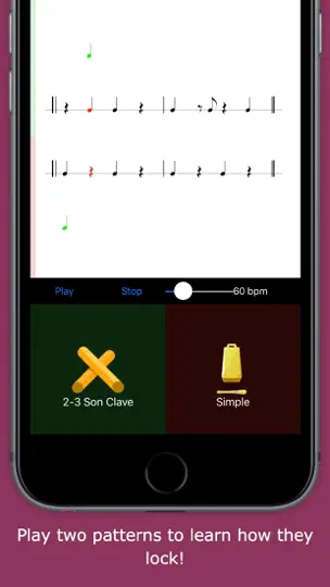 Capture d'écran de Clave Master - The Ultimate Salsa Clave Trainer! sur iPhone 3