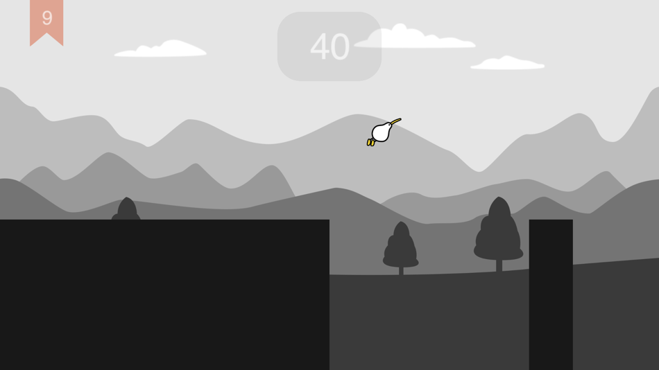 #3. Kiwi Go - jumping game (iOS) 由: Jing deng Liang