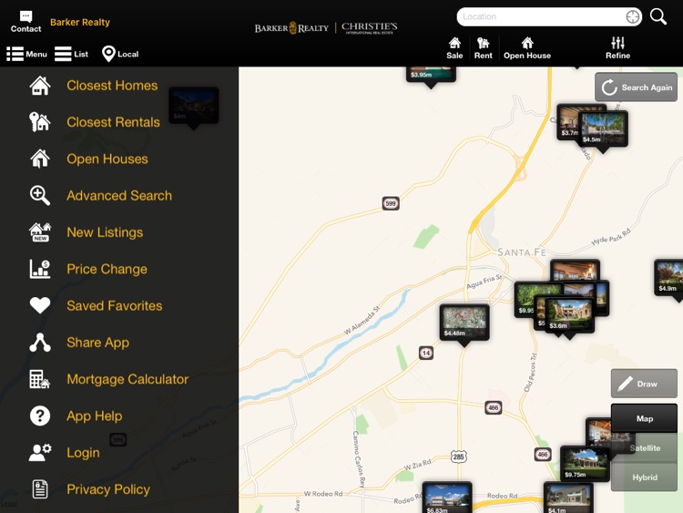 Santa Fe Real Estate Mobile for iPad
