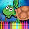 E-Book Ocean Coloring-Paint Aquatic Animals Pages