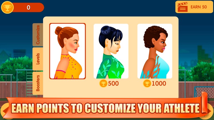 Gymnastics Girls Sports Challenge