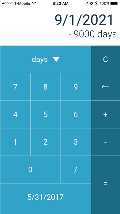Screenshot #1 pour Date Calculator PW