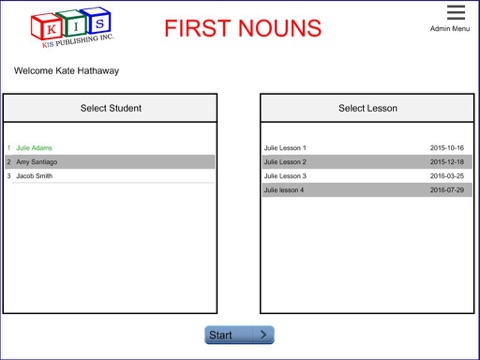 First Nouns screenshot 2