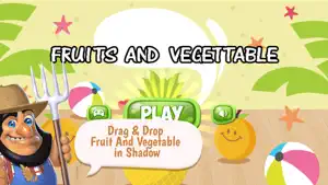 Fruits And Vegetable Vocabulary Puzzle Games screenshot #1 for iPhone