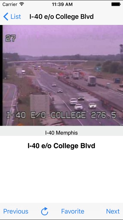 Memphis Traffic Cam