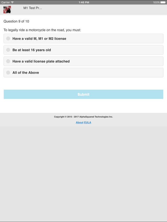 Screenshot #5 pour M1 Test Prep