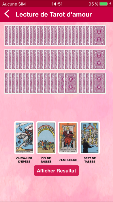 Screenshot #3 pour Love Tarot Card Reading