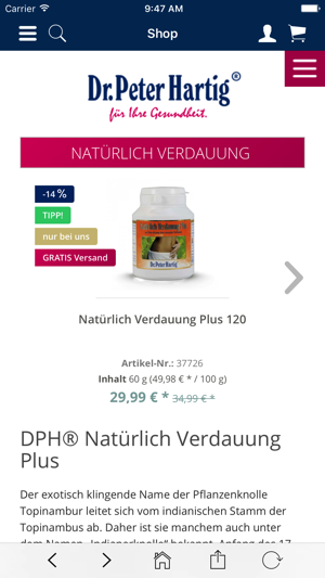 Dr. Peter Hartig Shop(圖4)-速報App