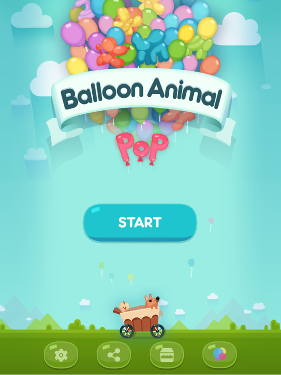 Balloon Animal Friends Pop: Bubble Blast King iPad screenshot