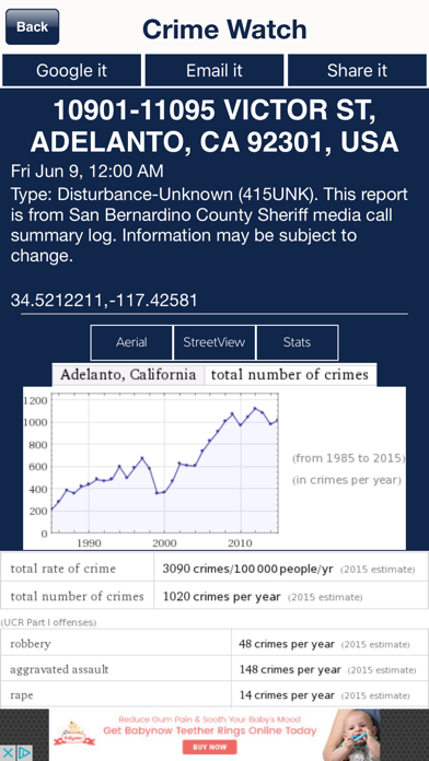 Screenshot #3 pour Crime Watcher