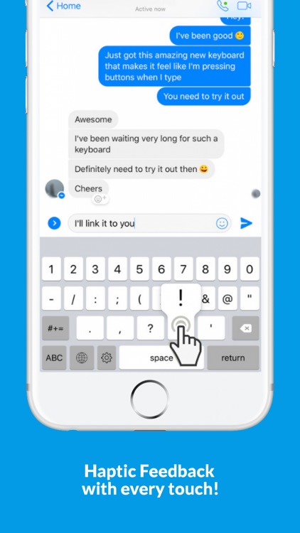 Haptic Keyboard for iPhone 7