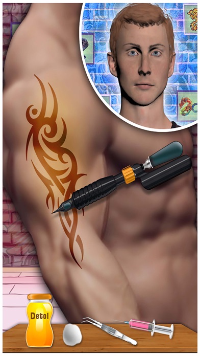 Tattoo Design 3D : Tattoo Artist Salon Game screenshot 3