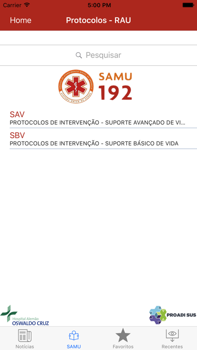 Screenshot #2 pour Protocolos RAU
