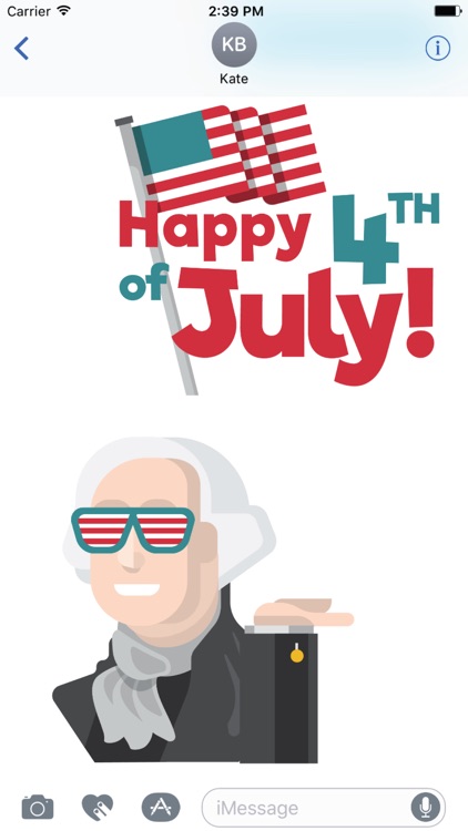 4th of July Sticker and Emoji Pack