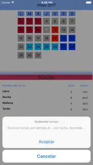 de que trabajo hoy iphone capturas de pantalla 2