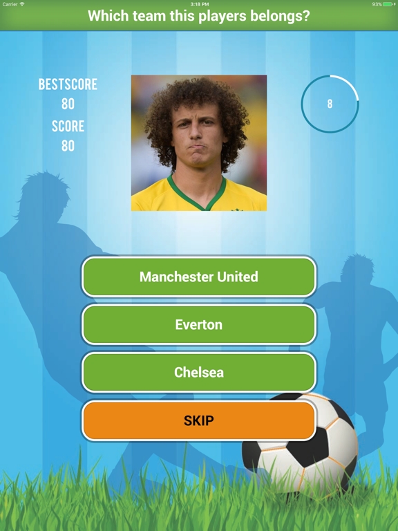 Guess Team and Player for English Premier League iPad screenshot