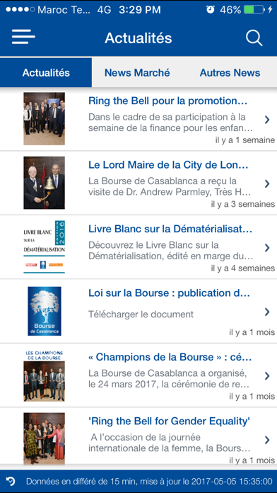 Screenshot #3 pour Bourse de Casablanca