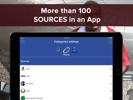 Rugby Addict : news, highlights, videos, results iPad screenshot 2 - Sports app