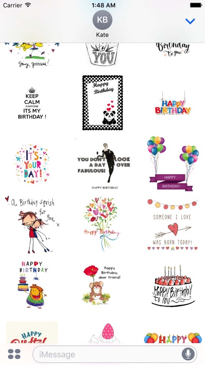 Happy Birthday Wishes Sticker Pack