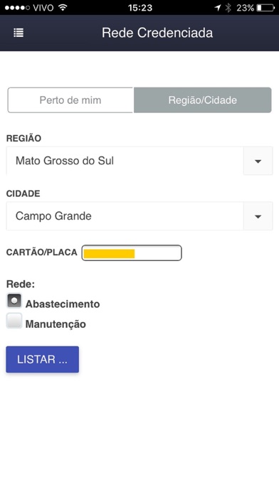 App screenshot