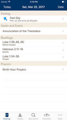 Daily Readings screenshot 2