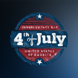 4th Of July Oil Paint Independence Day Stickers