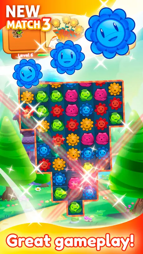 Blossom Garden Match 3: Connect and Bloom Flowers