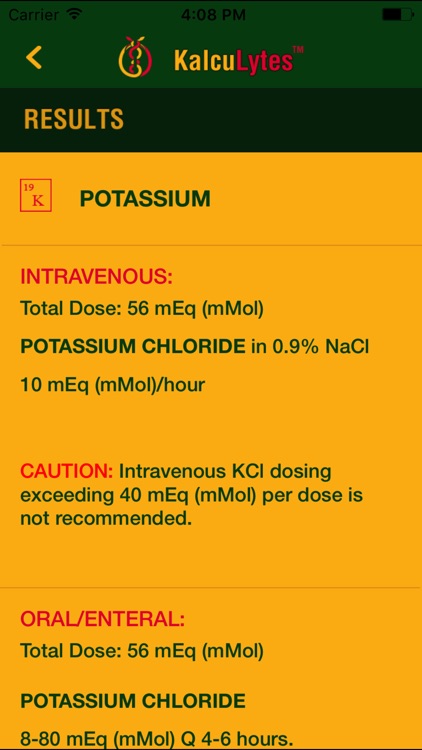 KalcuLytes - Electrolyte Replacement Calculator screenshot-4