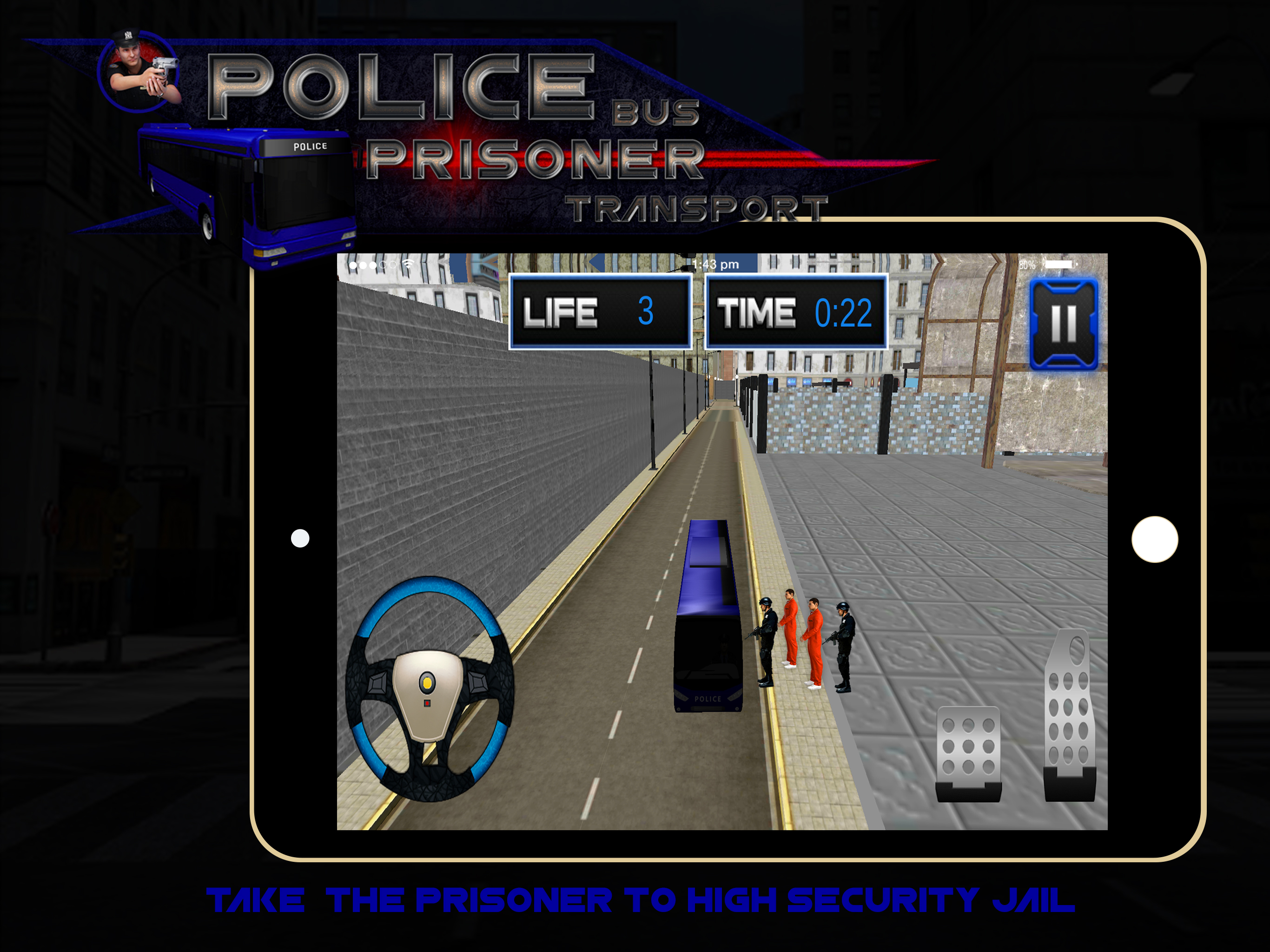 Police Bus Prisoner Transport