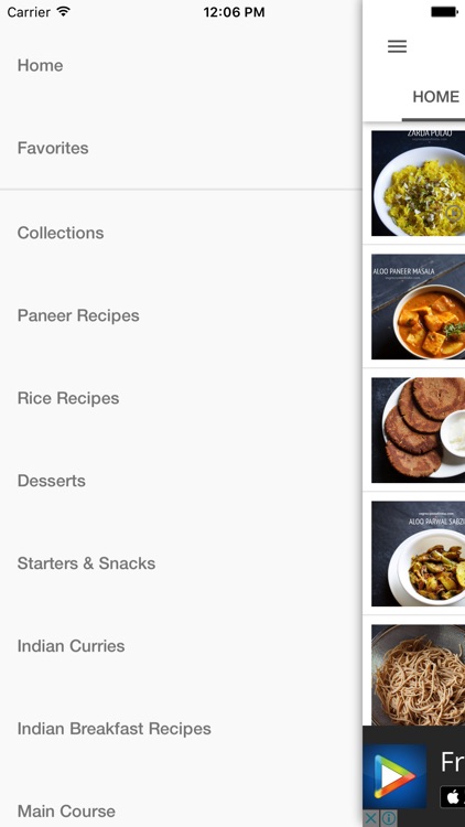 veg recipes of india