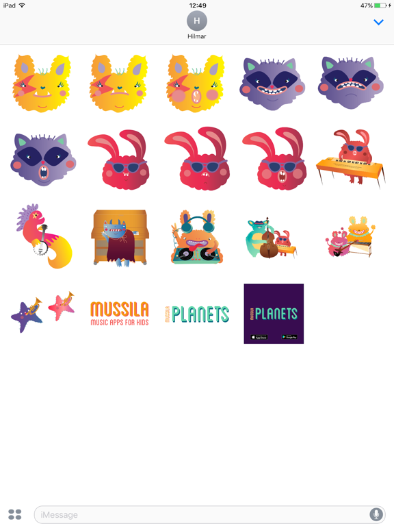 Screenshot #4 pour Mussila Sticker Pack