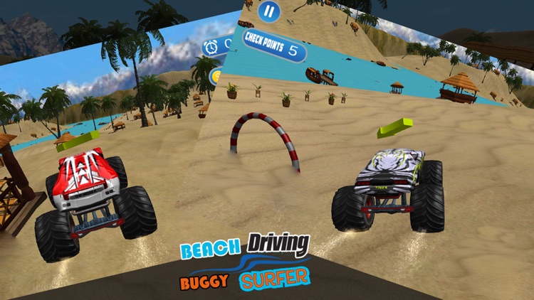 Beach Driving Buggy Water Surfer : Simulation