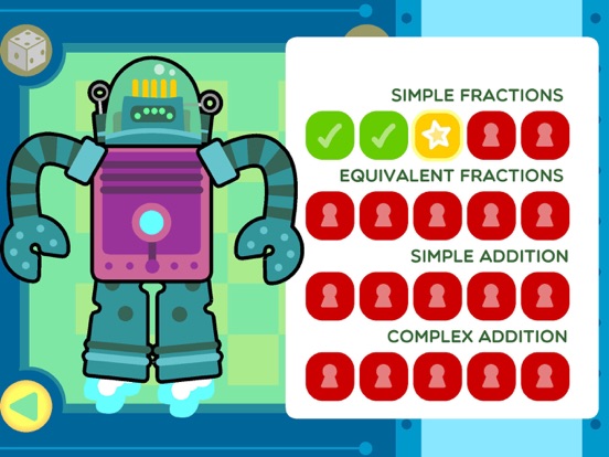 Screenshot #6 pour Robo Math Fractions Lite