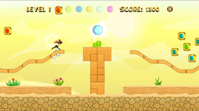Brave Temple Adventure Boy Egyptian Run Game screenshot