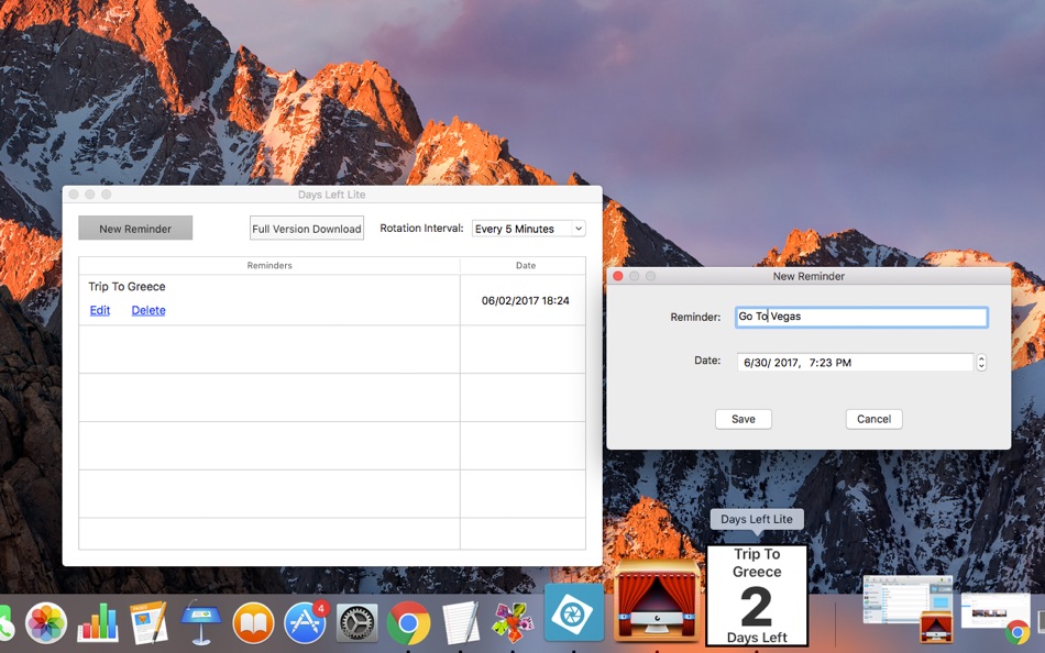 #3. Days Left Lite (macOS) 게시자: Paclake, LLC