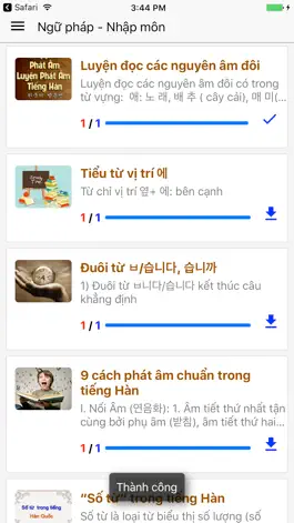 Game screenshot Ngữ Pháp Tiếng Hàn hack