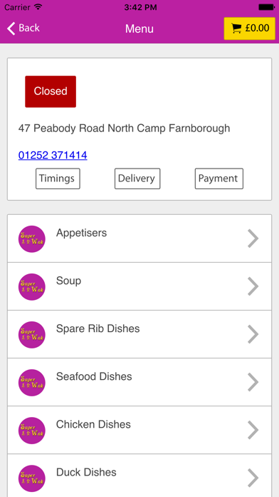 Screenshot #2 pour Super Wok Farnborough