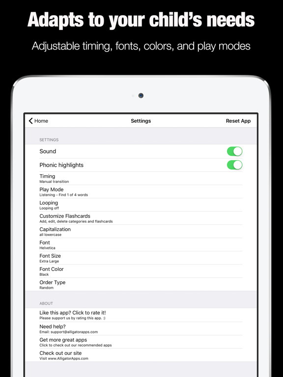 Phonics Genius iPad app afbeelding 5
