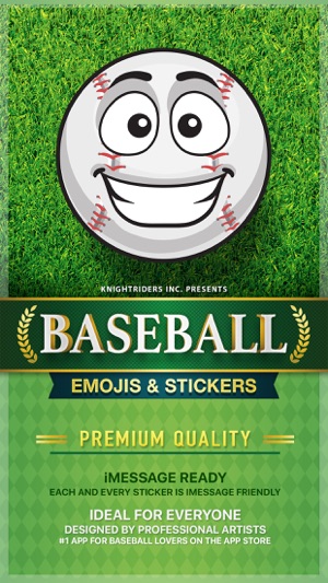 BaseMoji - baseball softball emoji & stickers 2017(圖1)-速報App