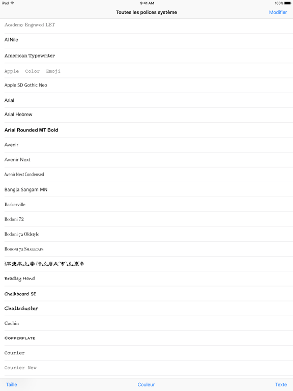 Screenshot #4 pour UIFont