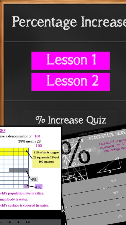 Percentage Calculator & Lesson