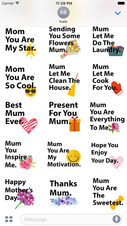 Animated Messages for Mum