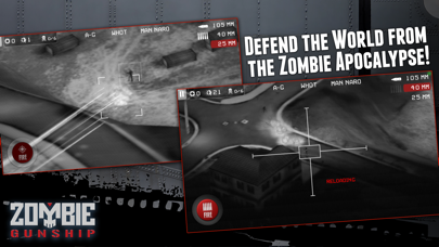 Screenshot from Zombie Gunship: Gun Down Zombies