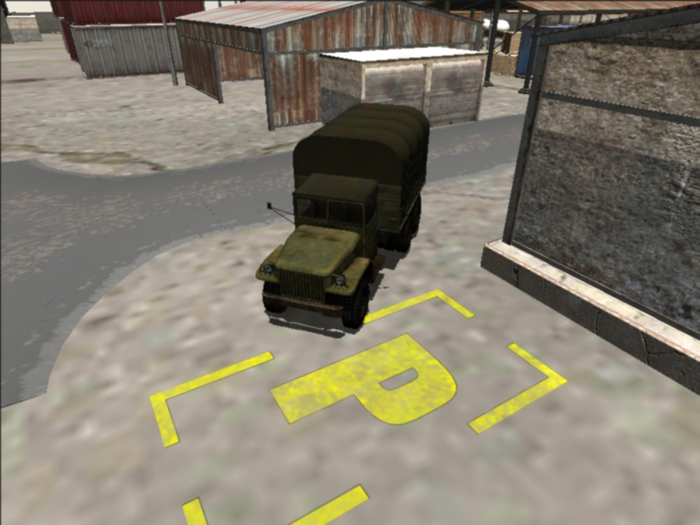 truck parking 3D car simulator game